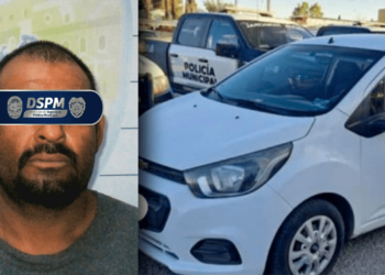 Detienen a sujeto a bordo de automóvil robado