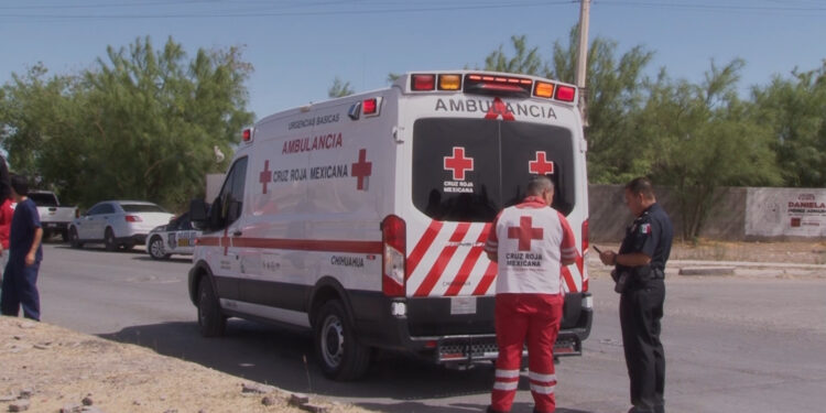 Motociclista sufre fractura tras choque en la colonia Quinta Real