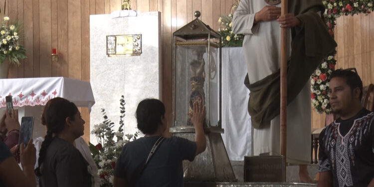 Llega la reliquia de San Judas Tadeo a Delicias