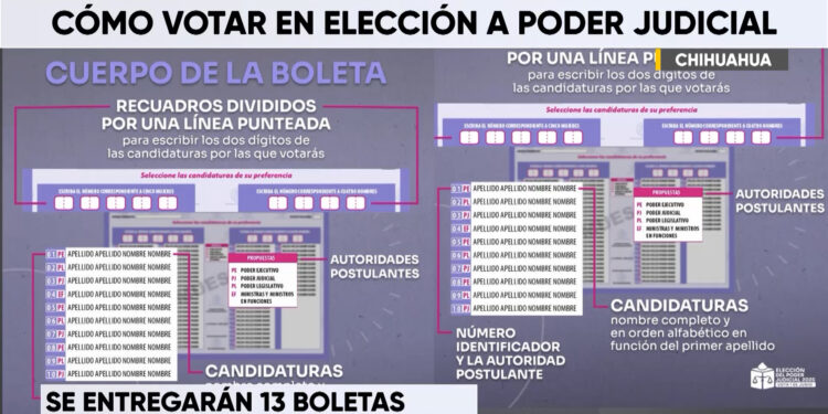 Guía para votar en las elecciones judiciales extraordinarias