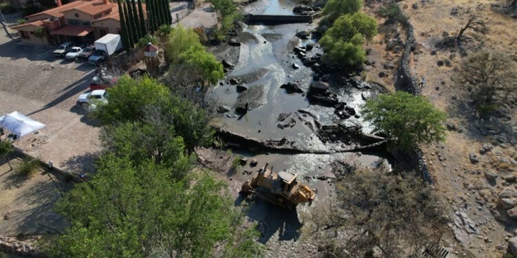 Conagua reveló fotografías de construcciones ilegales en rancho de César Duarte