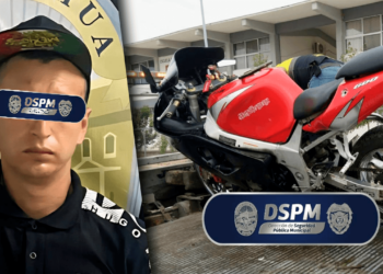Capturan a presunto ladrón de motocicletas en Romanzza