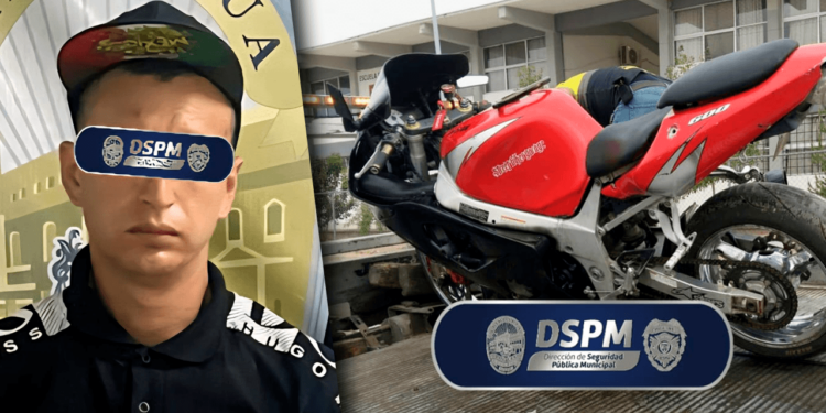 Capturan a presunto ladrón de motocicletas en Romanzza