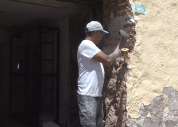 Celebraron albañiles el Día de la Santa Cruz