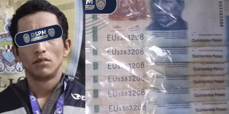 Detienen a joven acusado de intentar pagar con billetes falsos a un DiDi