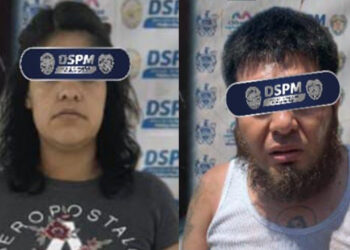 Detienen a pareja en la Zubiran; el sujeto se fracturó las piernas al intentar huir