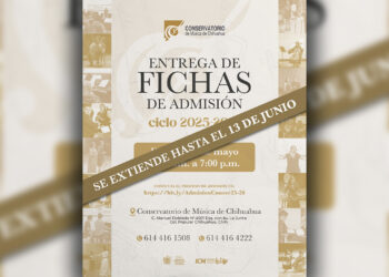Aplaza Conservatorio de Música del Municipio entrega de fichas hasta el 13 de junio