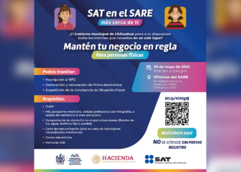 El SAT brindará servicios en el SARE este 30 de mayo
