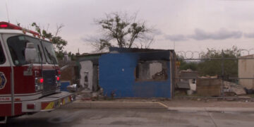 Incendio en vivienda deshabitada de la colonia División del Norte