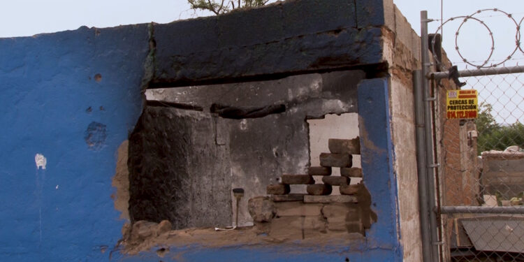 Incendio en vivienda deshabitada de la colonia División del Norte