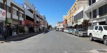 Centro de Chihuahua luce despejado por el día de asueto