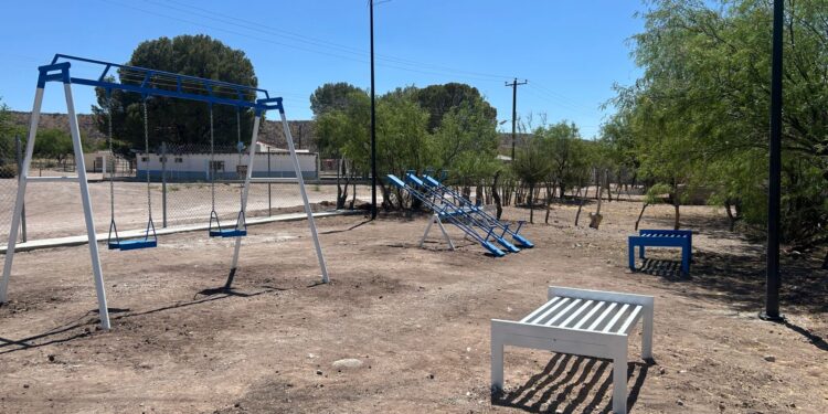 Rehabilitan parque “Los Aguilares” en el seccional de Ciénega de Ortiz
