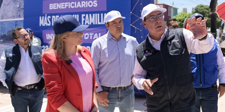 Recorrió Maru Campos rehabilitación del colector FONAPO