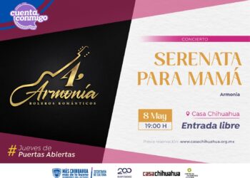 Invitan a festejar el Día de las Madres con el concierto “Serenata a Mamá”