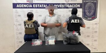Capturan a presunto narcomenudista con más de 250 dosis de cocaína