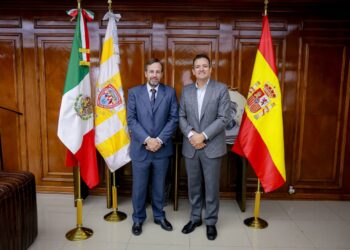 Recibe alcalde de Chihuahua al cónsul de España en Monterrey