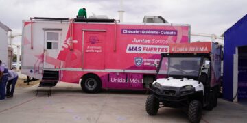 Ofrece Secretaría de Salud mastografías gratuitas en la Feria de Santa Rita