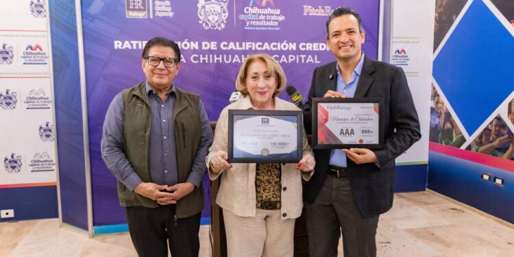 Chihuahua mantiene calificación crediticia más alta a nivel nacional