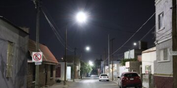 Finaliza modernización de alumbrado público a luz LED en zona centro