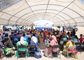 Entregan apoyos alimentarios a comunidades indígenas de Nonoava