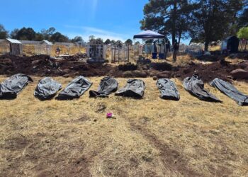 Exhuman 10 cuerpos de panteón en Madera