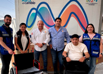 Entregan 12 sillas de ruedas al DIF Municipal para personas con discapacidad