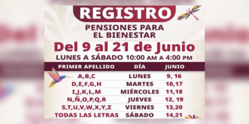 Abren registro para programas del Bienestar del 9 al 21 de junio