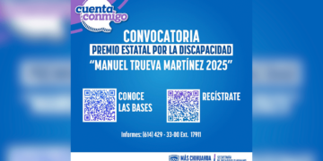 Lanzan convocatoria al Premio Estatal por la Discapacidad 2025