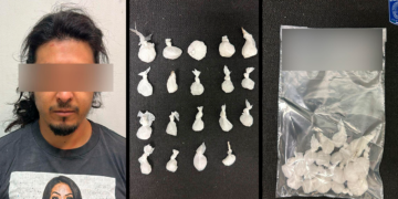 Detienen a hombre con 30 gramos de cristal en Ciudad Juárez