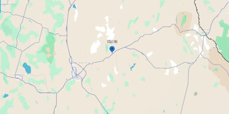 Hallan sin vida a cuatro hombres en la carretera Aldama-Ojinaga