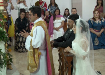 San Andrés, Riva Palacio, revive la boda de Francisco Villa y Luz Corral