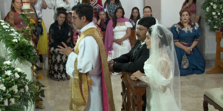San Andrés, Riva Palacio, revive la boda de Francisco Villa y Luz Corral