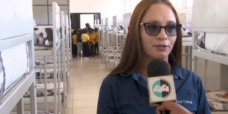 Niños visitan cuarteles de la Guardia Nacional en Cuauhtémoc