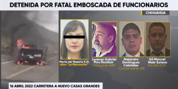 Capturan a María del Rosario C.H., alias “La Manzanita”