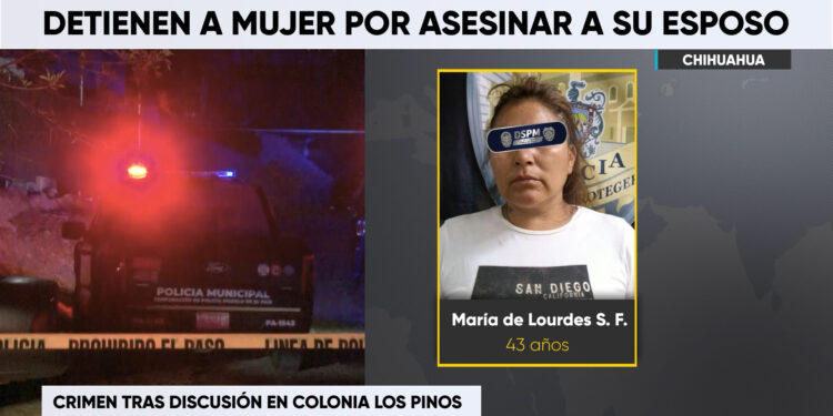 Mujer asesinó a su esposo tras discusión en la colonia Los Pinos