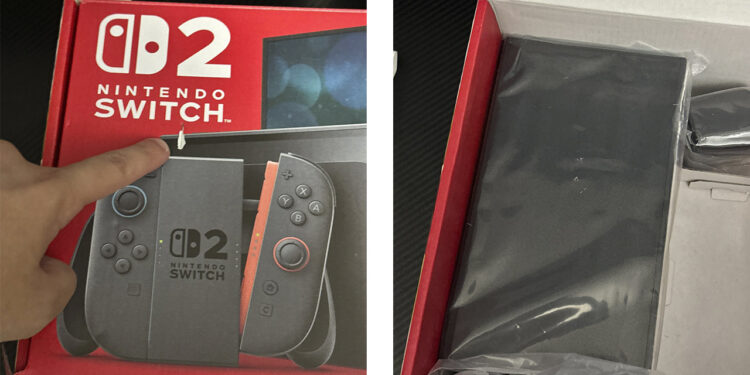 Tiendas dañan pantalla de consolas  Nintendo Switch 2 tras engrapan tickets