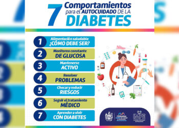 Comparten guía de autocuidado para las personas con diabetes