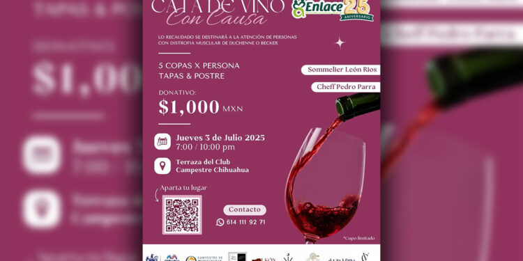 “Cata de Vinos con Causa” en beneficio de personas con distrofia muscular