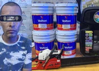 Sujeto es detenido por presunto robo en una escuela al norte de la ciudad