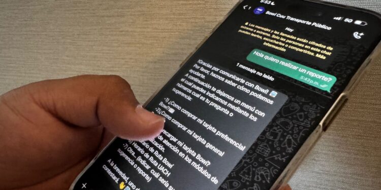 Habilitan WhatsApp para realizar reportes del Bowi
