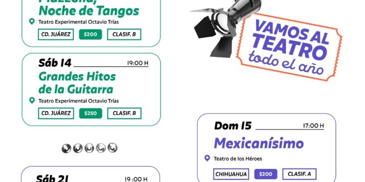 Presentan cartelera cultural de junio en Ciudad Juárez y Chihuahua capital