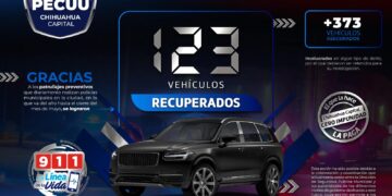 Recuperó Policía Municipal 123 automóviles robados de enero a mayo en la ciudad