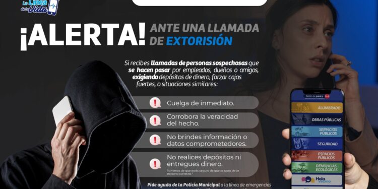 Pide la DSPM colgar y reportar llamadas de extorsión