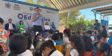 Inauguran domo en el Jardín de Niños Suave Patria