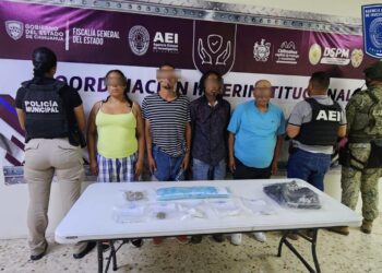 Caen cuatro con miles de dosis de metanfetamina