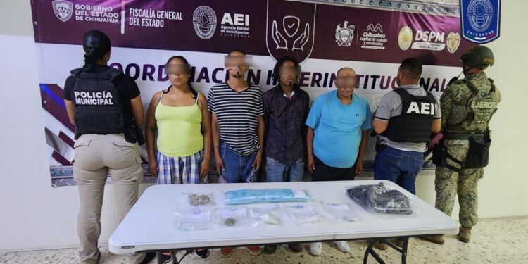 Caen cuatro con miles de dosis de metanfetamina