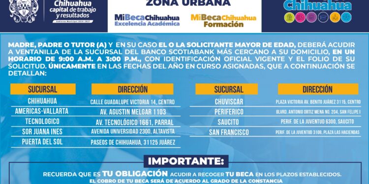 Inician pagos de becas académicas para nivel preescolar en Chihuahua