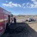 Automóvil se incendia en la carretera Cuauhtémoc-Chihuahua
