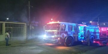Incendio en casa de un reciclador de basura en Delicias