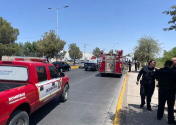 Se incendia patrulla municipal en la Vialidad Sacramento